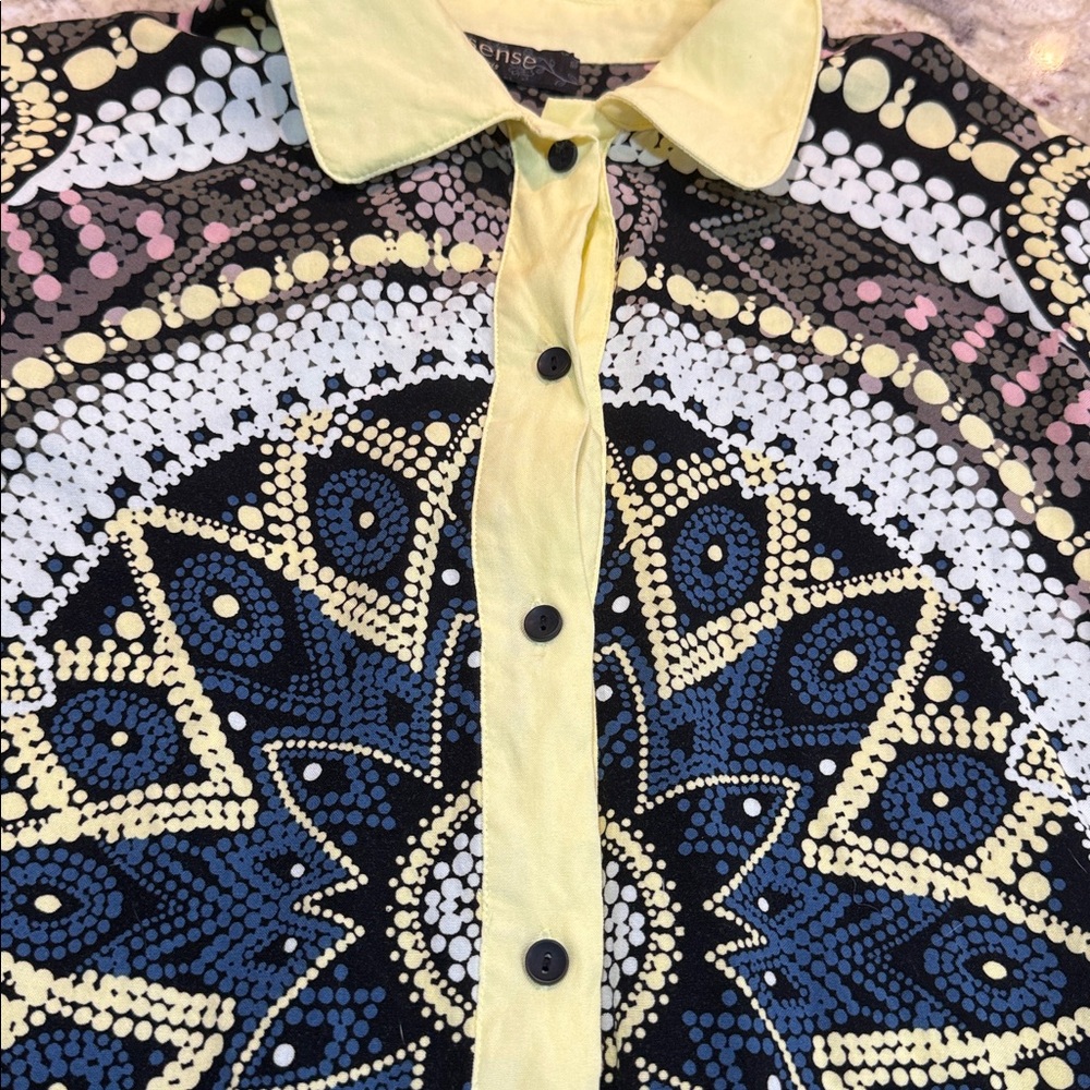 nysense Paris Women’s Boho Mandela print blouse
Multicolor Size 4 - Picture 6 of 11